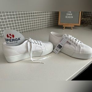 Brand new Superga canvas shoe- men’s 9/women’s 10.5